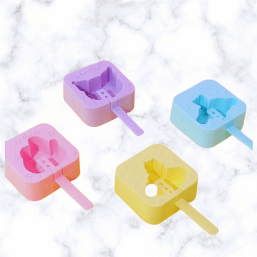 Kitty &#x26; Friends Popsicle Silicone Mold SET OF 4