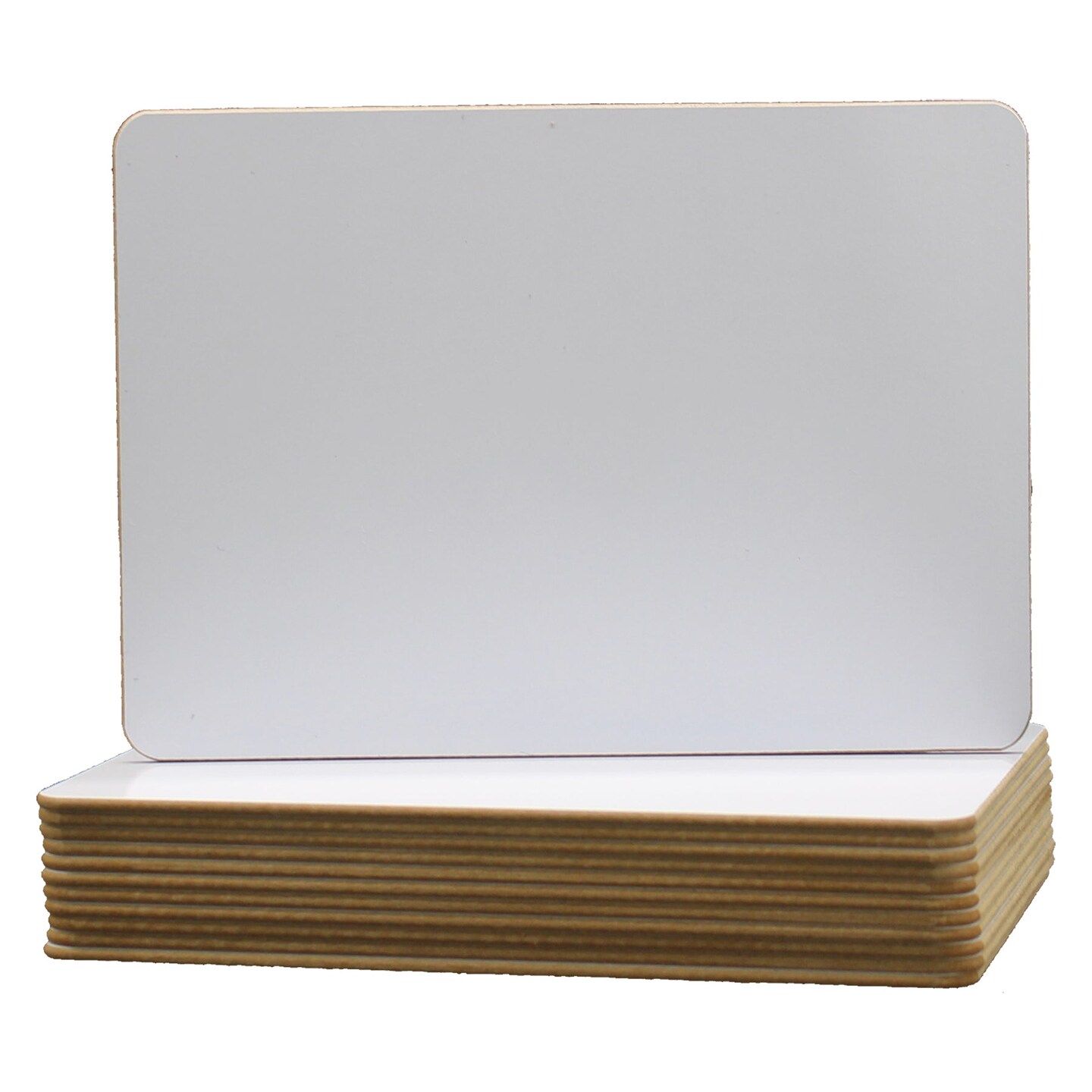 Two-Sided Dry Erase Marker Boards, 6&#x22; x 9&#x22;, Class Pack of 12