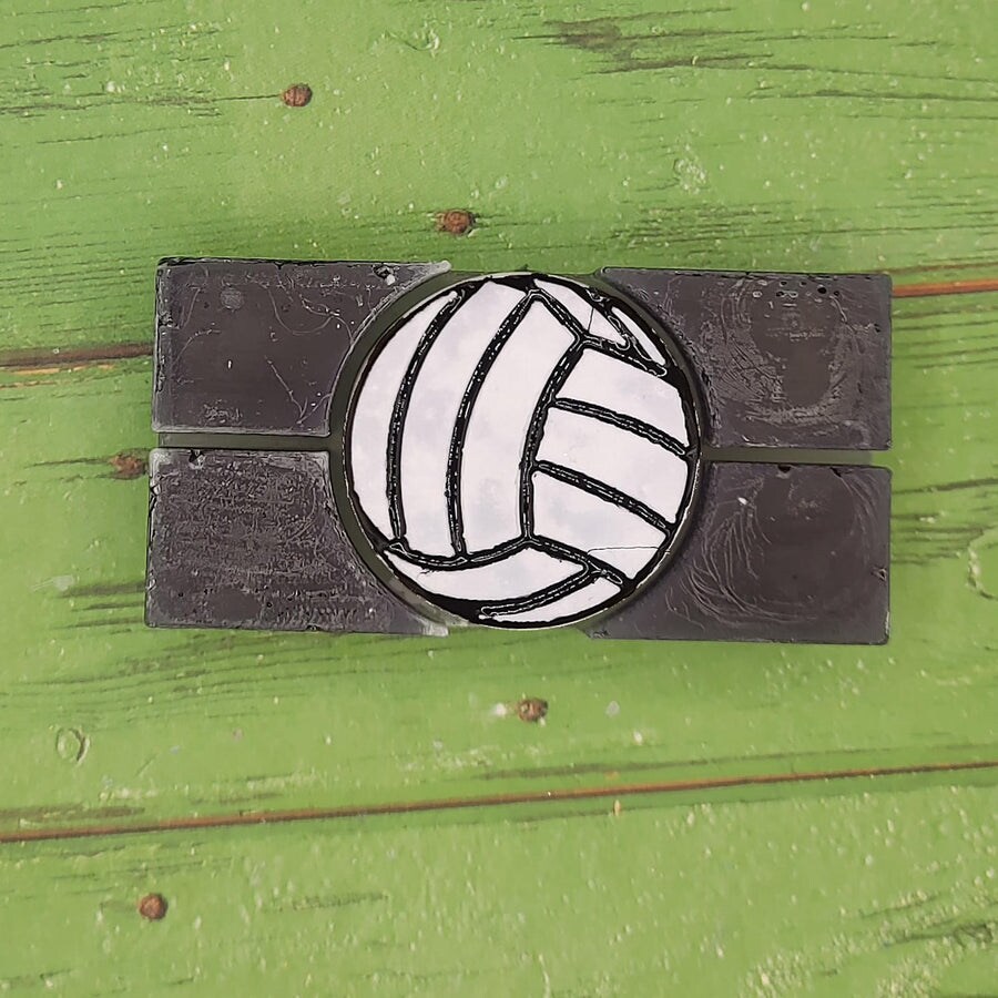 Volleyball Snap Out Center Wax Melt Snap Bar Silicone Mold