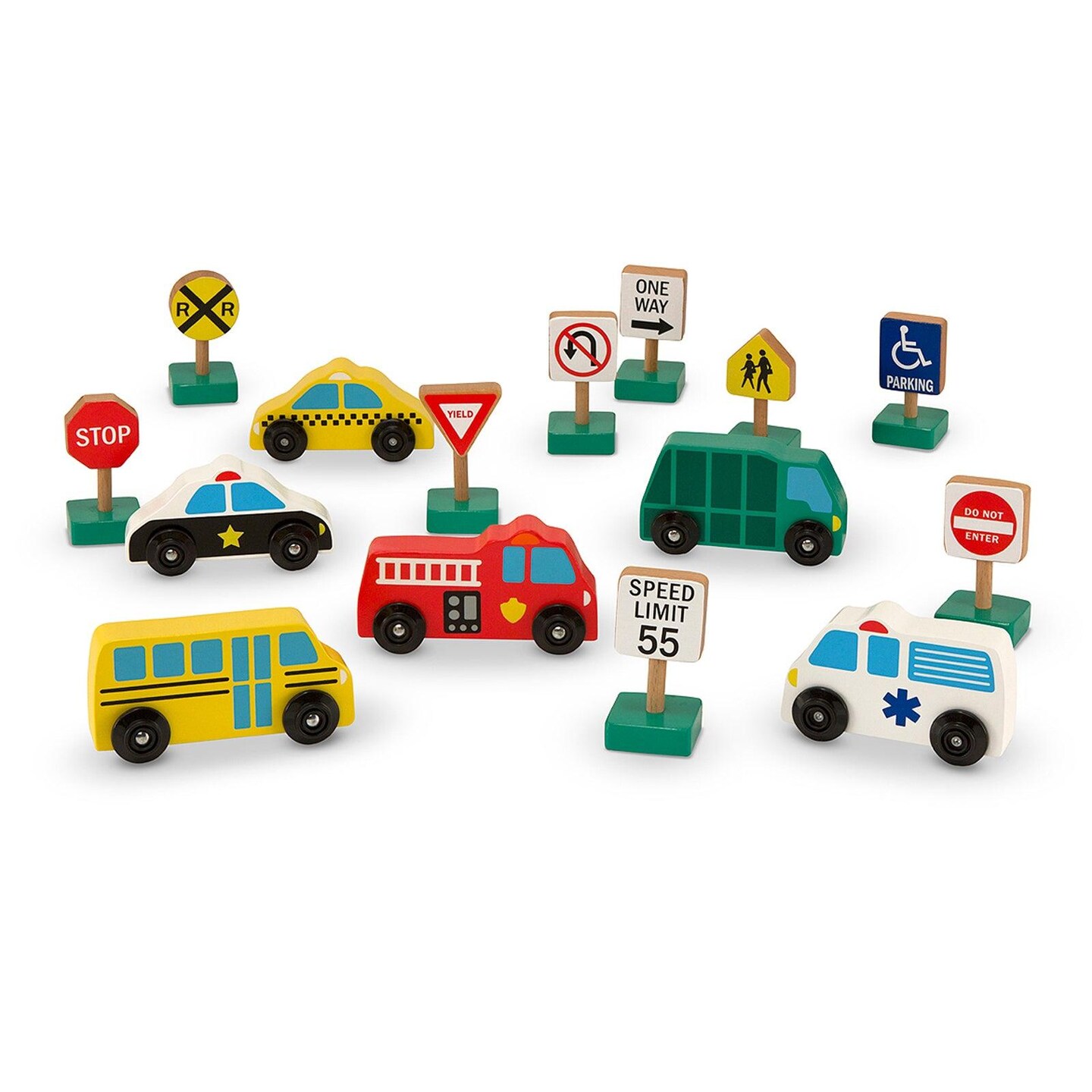 Wooden Vehicles &#x26; Traffic Signs