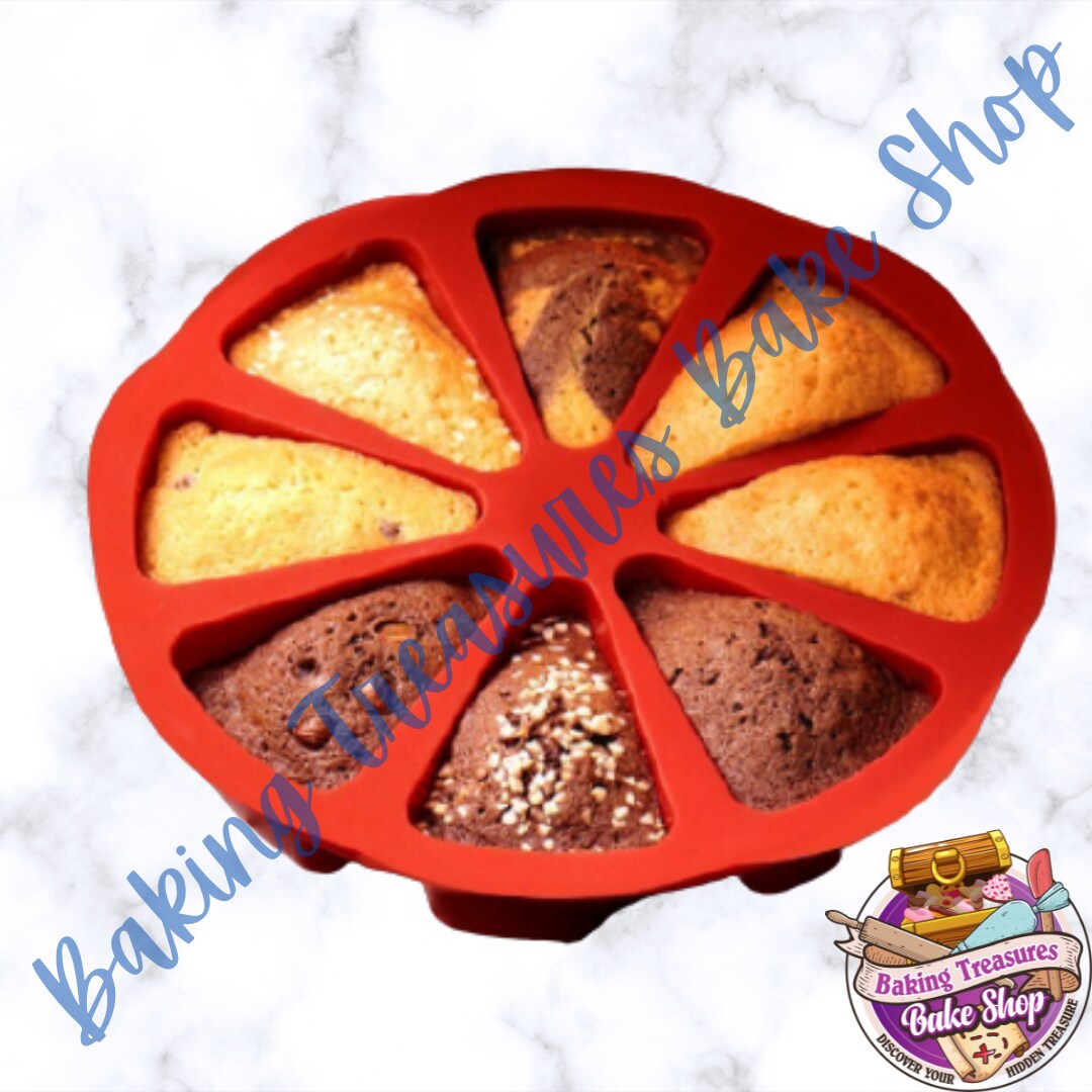 8 Triangle Cavity Silicone Mold Portion Cake