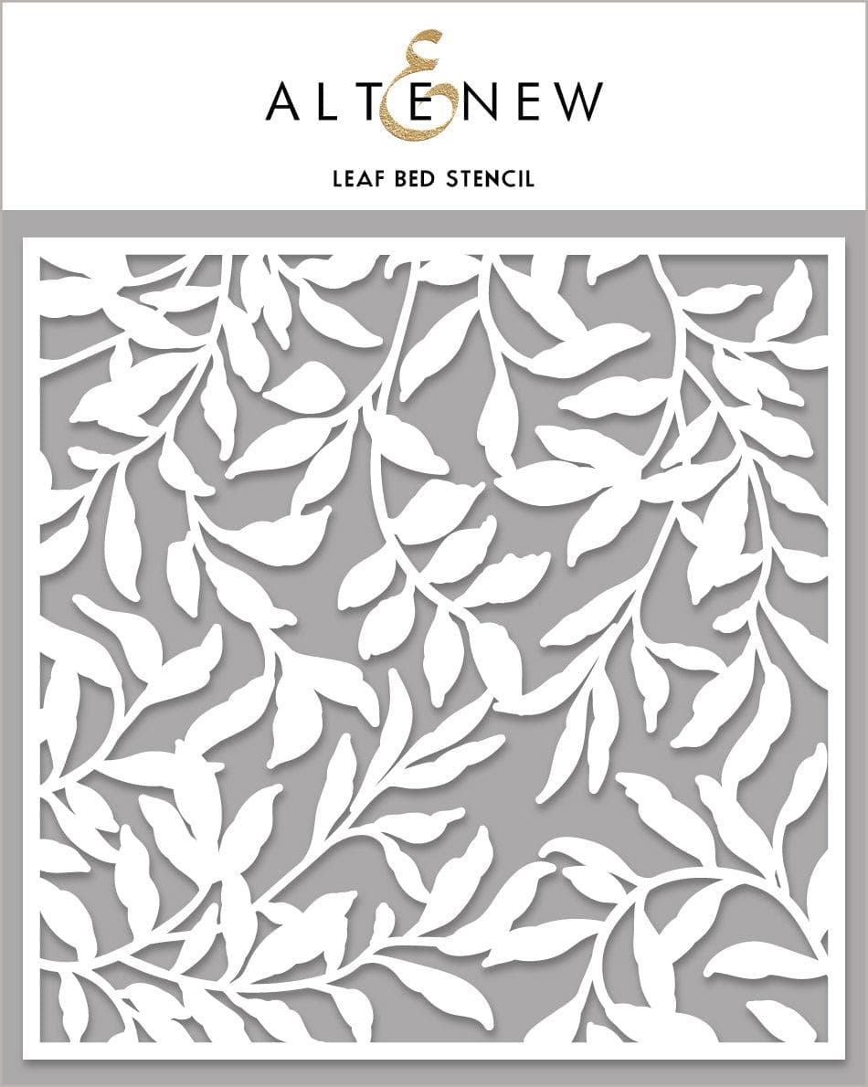 Leaf Bed Stencil