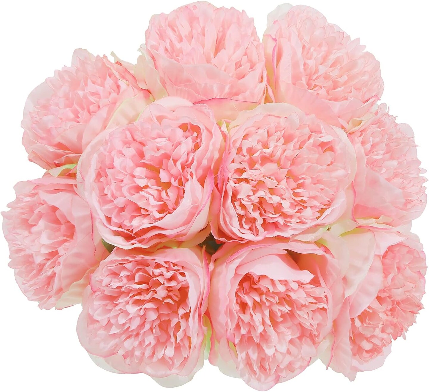 10Heads Artificial Peony Silk Flowers for Home, Wedding, and Party Decor