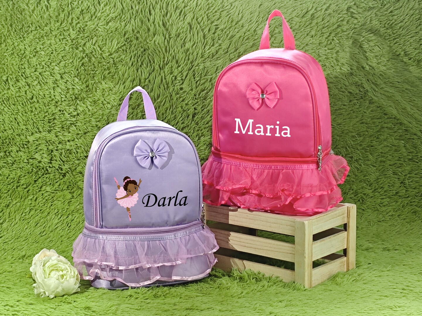 Personalized Ballet Dance Bag Custom Kids Dance Bag For Girls Little Ballerina Dance Backpack Princess Ballerina Backpack Dance Gift MakerPlace by Michaels