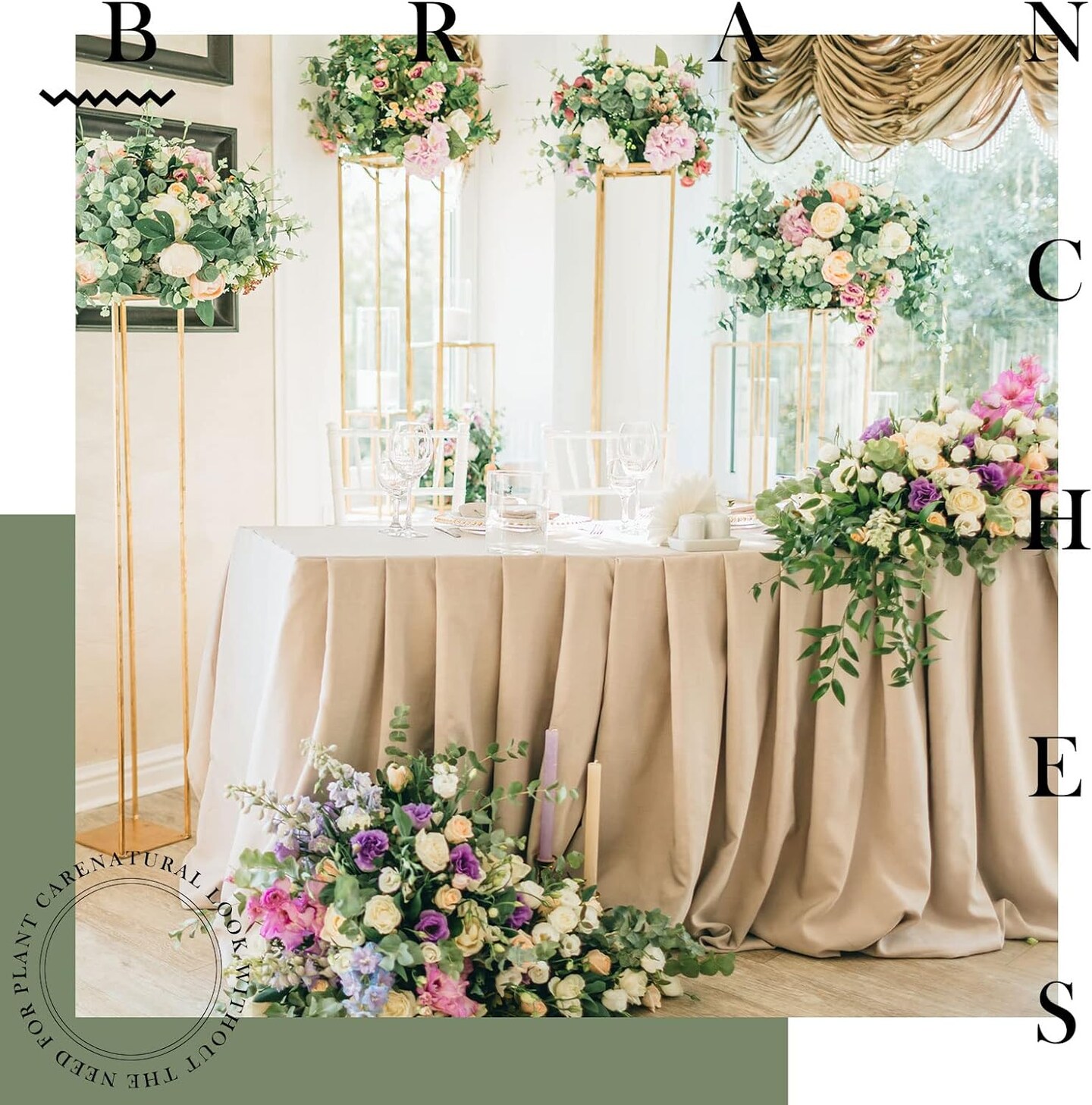 70 Pcs 11'' Artificial Eucalyptus Leaves for Wedding and Home Decor