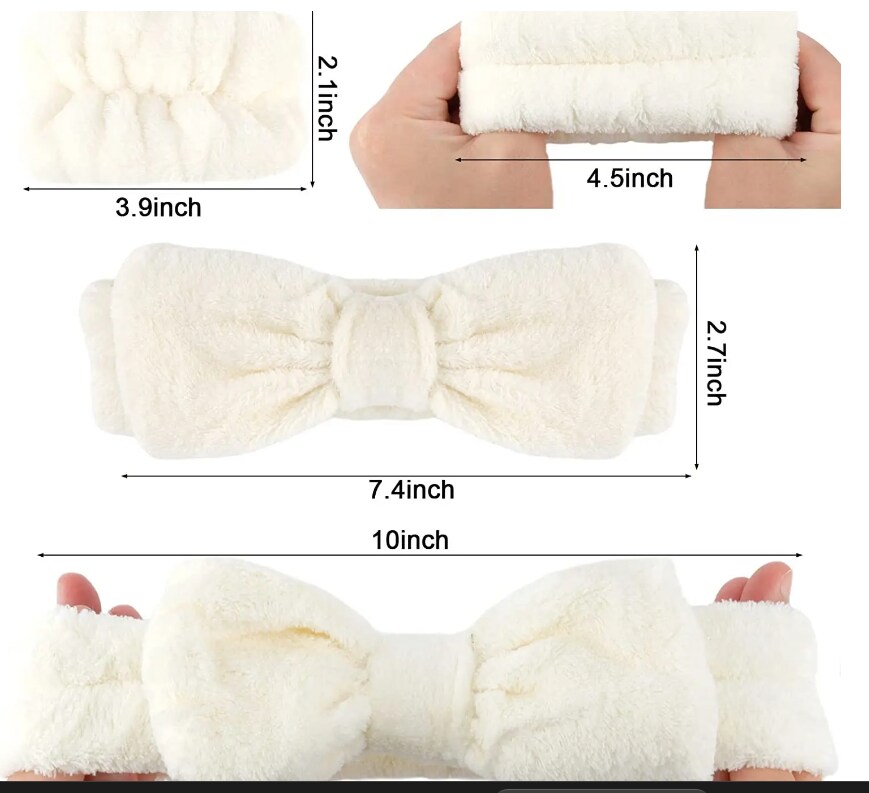 3pcs/set Face Wash Wristband