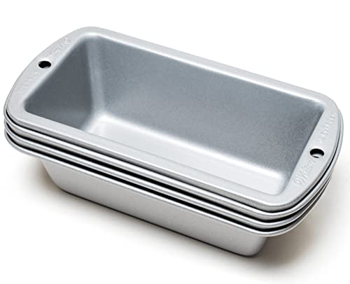 3 Pieces Recipe Right Non-Stick Mini Loaf Pan Set, Small Loaf Pans for Baking, Cookware Set, 5.75 x 3 in., Steel