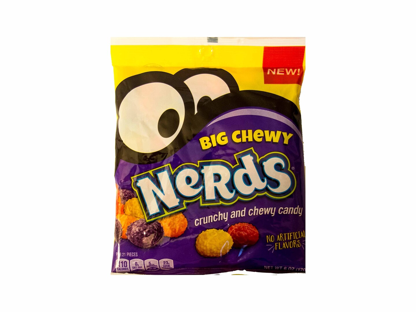 Nerds Big Chewy Crunchy and Chewy Candy 6 oz bag (Case of 12)