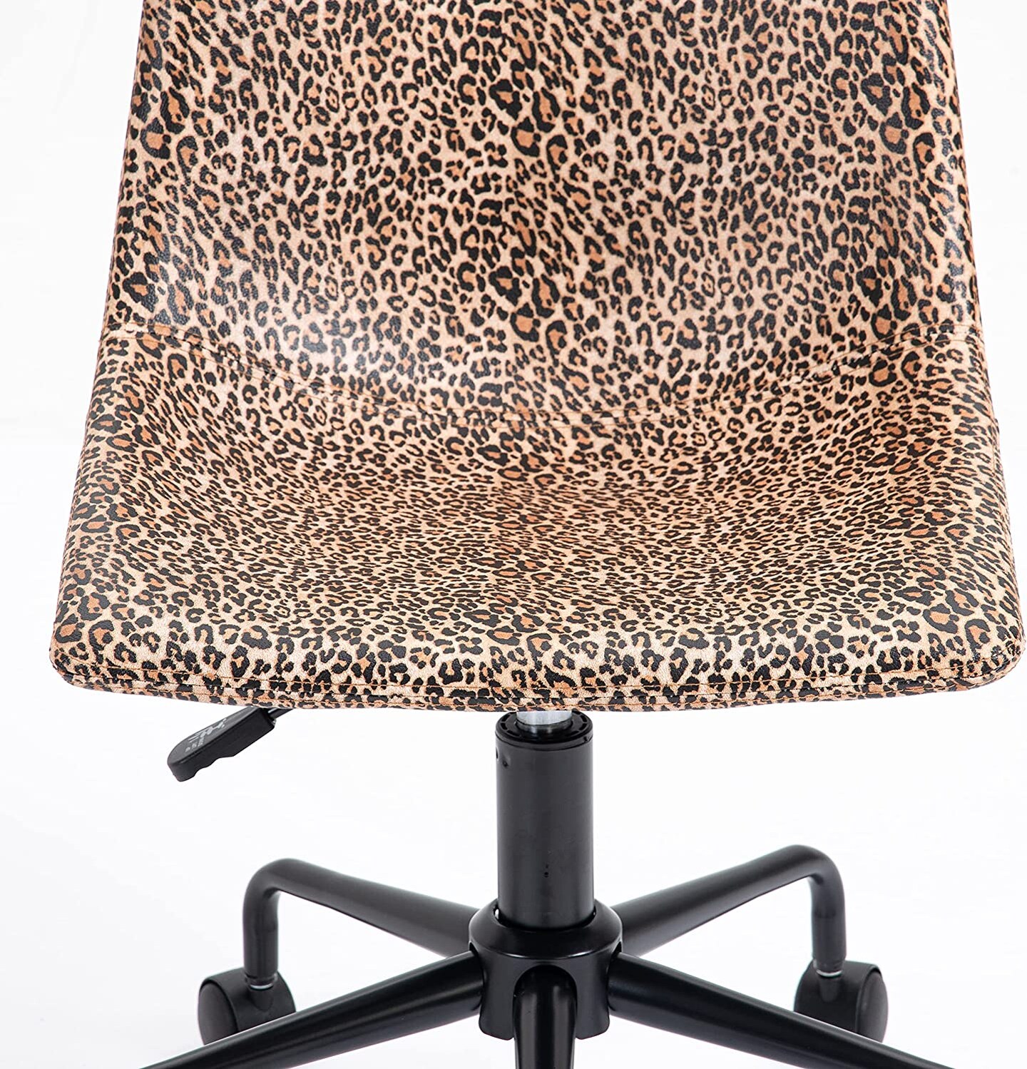 ISL Furnishings InterSpaceLiving Print Desk Chair (Leopard Vinyl/Black)