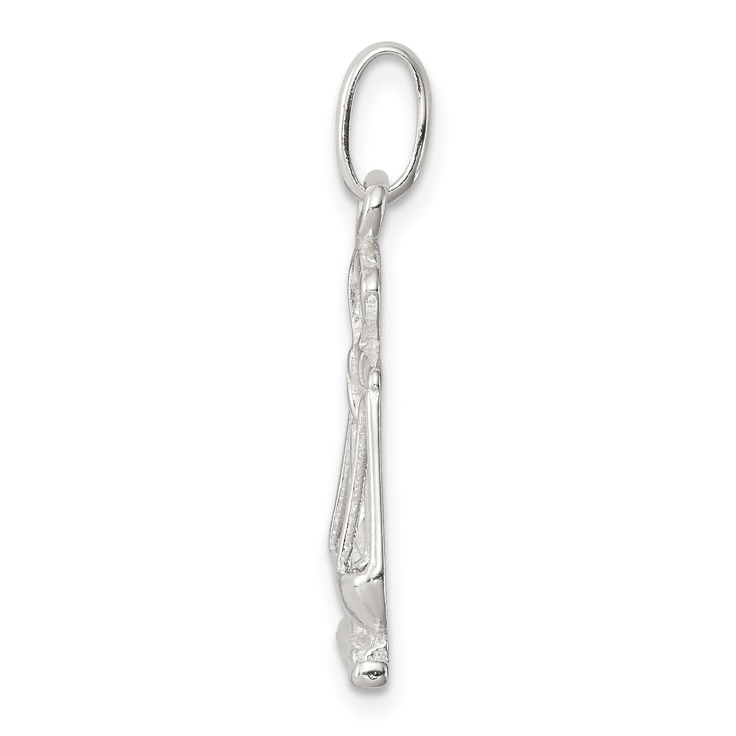 Sterling Silver Scales Of Justice Charm Pendant Jewelry 21mm x 17mm