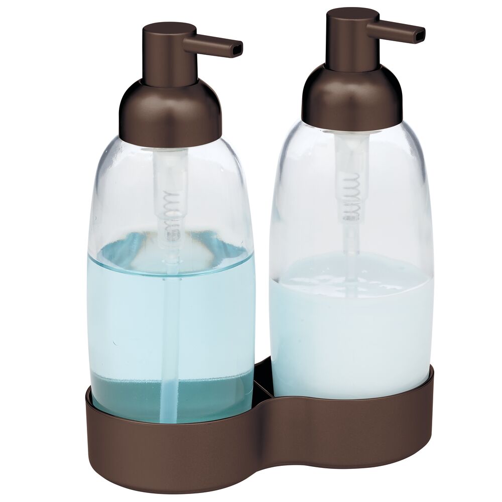 mDesign Double Liquid Hand Soap Dispenser Pump Bottle