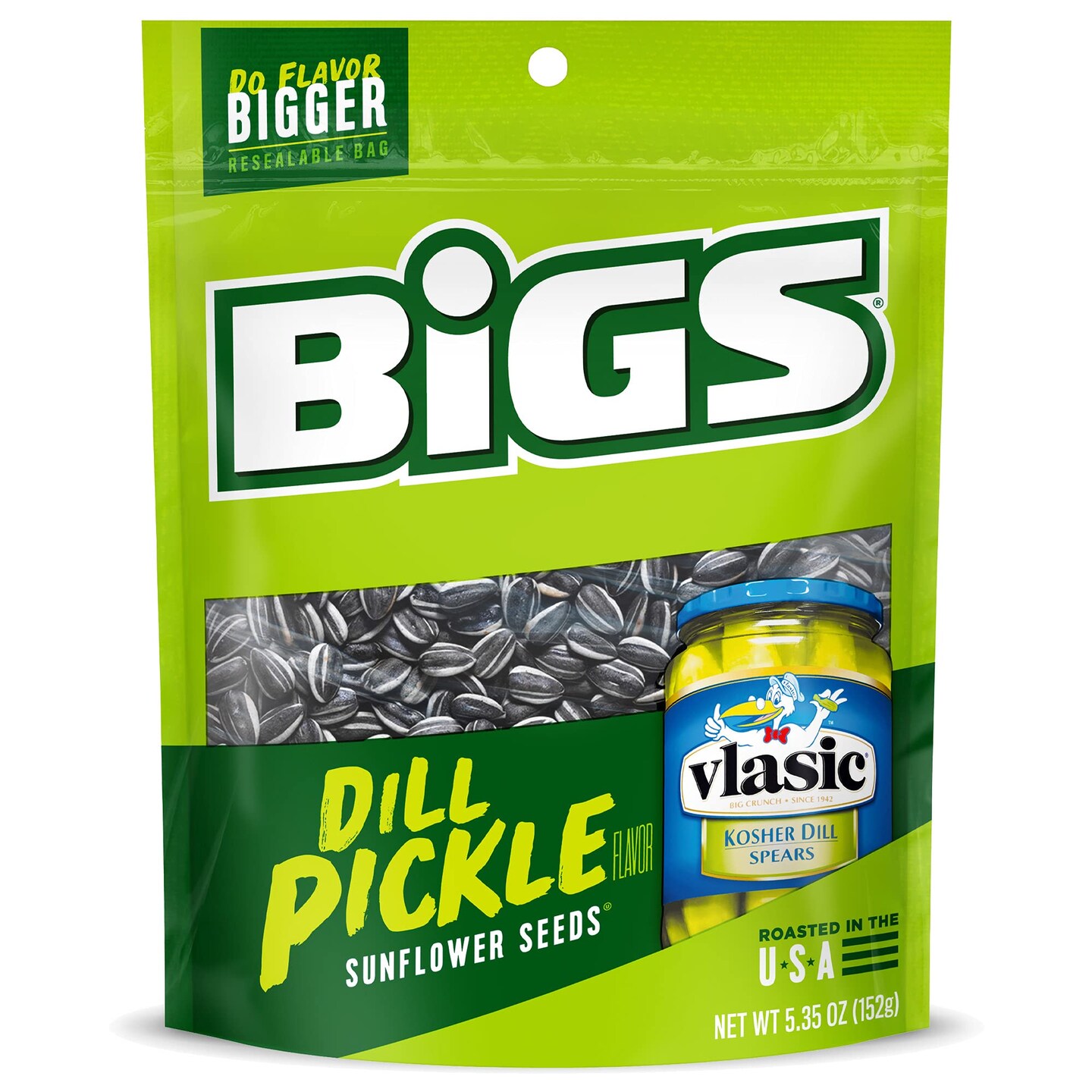 Vlasic Dill Pickle Sunflower Seeds, 5.35 Oz - (Case of 12)