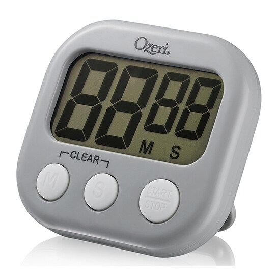 Ozeri Kitchen And Event Timer Lcd Stopwatch Magnetic Back Easy To Use 99 Minutes