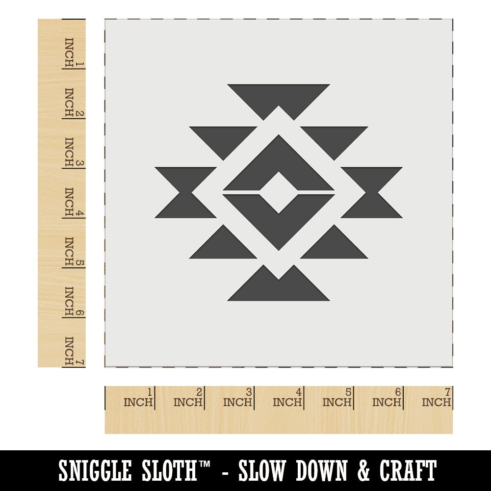 Southwest Pattern Shape Wall Cookie DIY Craft Reusable Stencil