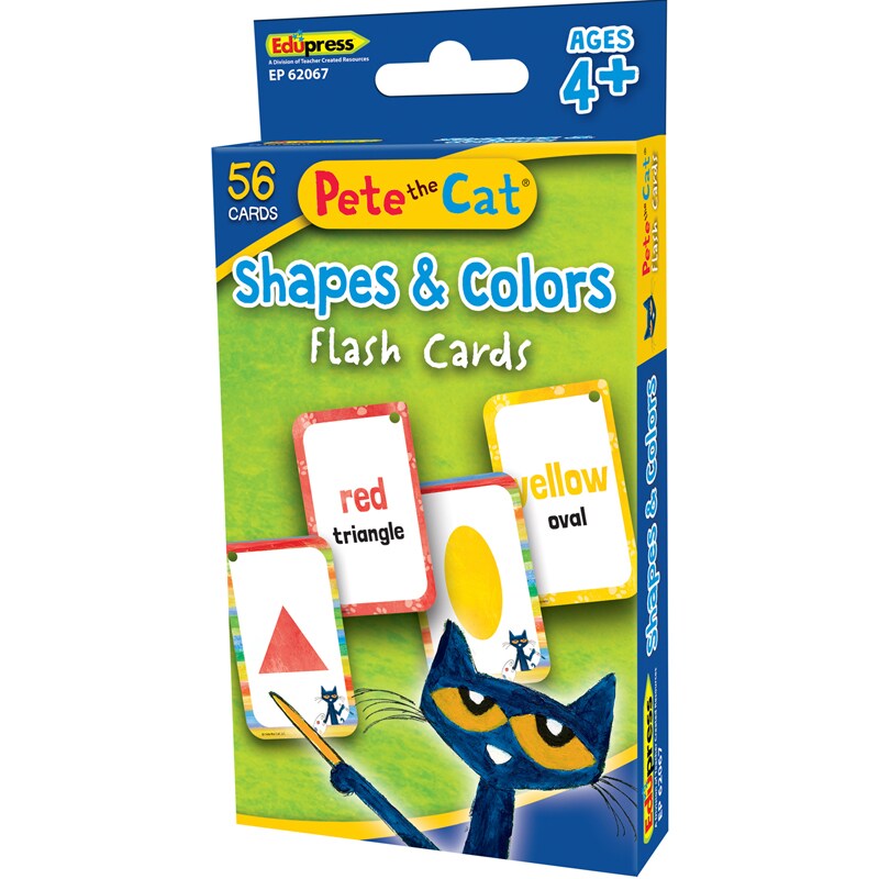 Pete The Cat&#xAE; Shapes &#x26; Colors Flash Cards