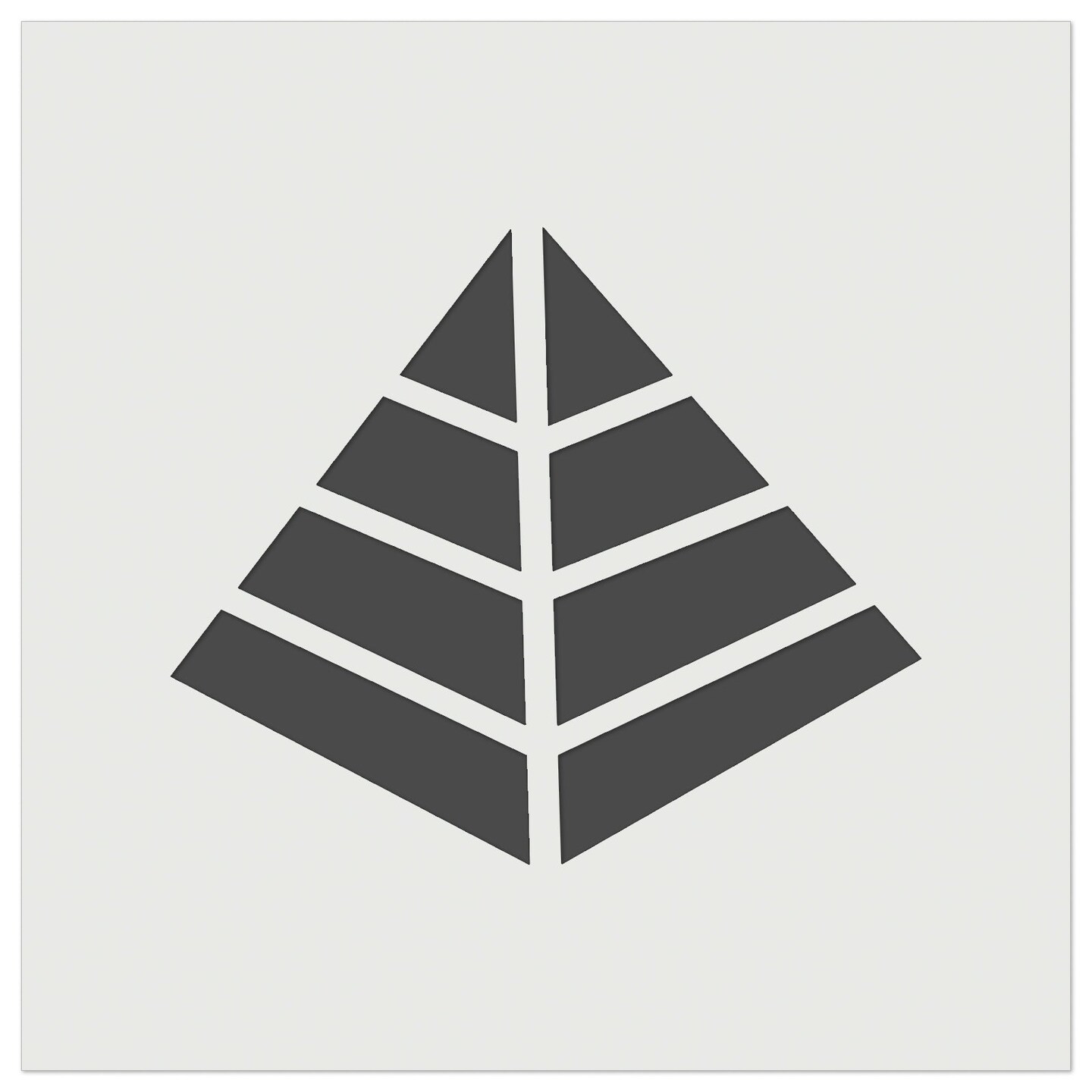 Pyramid Egypt Outline Wall Cookie DIY Craft Reusable Stencil