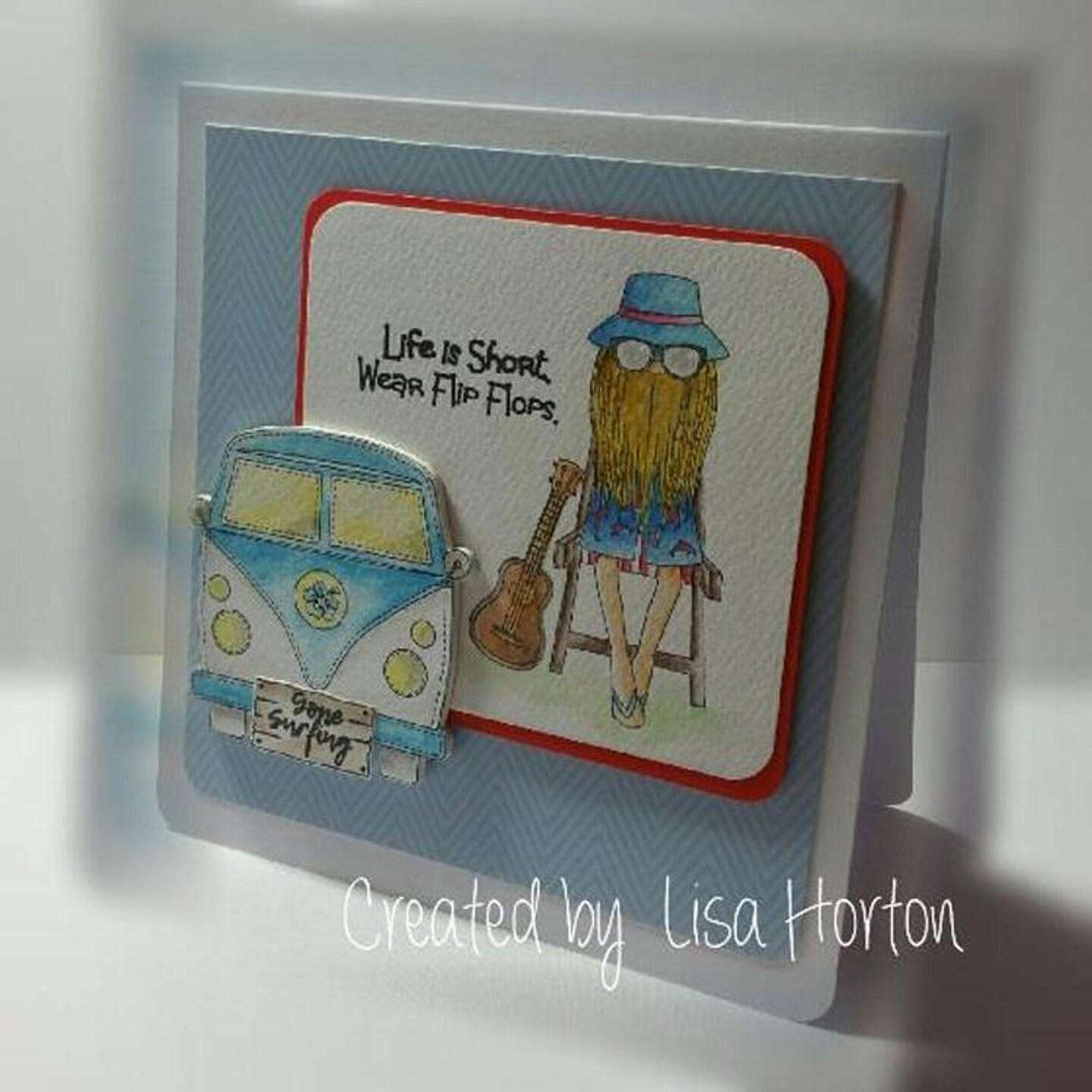 Creative Expressions  - Surf&#x27;s Up Gnome Clear Stamp Set