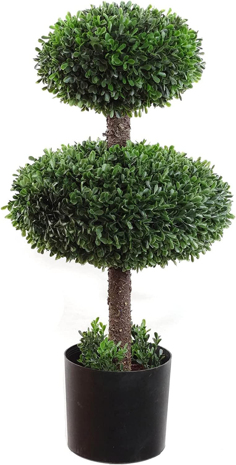 HWT 20 .5 in. 2 Piece Artificial Boxwood Ball UV Proof Faux Topiary Ball  Lifelike Greenery Balls Outdoor Indoor Decor HT-20.5-2Ball - The Home Depot