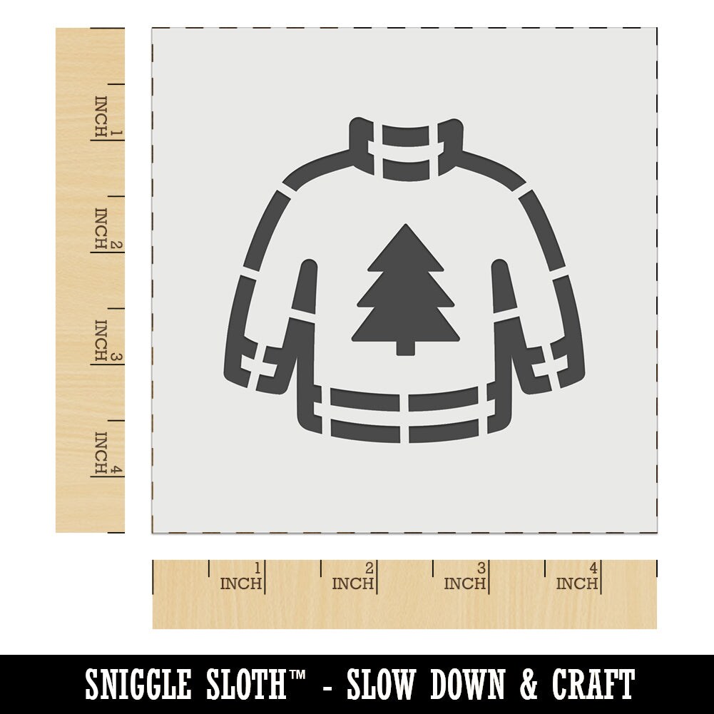 christmas-ugly-sweater-wall-cookie-diy-craft-reusable-stencil-size-4