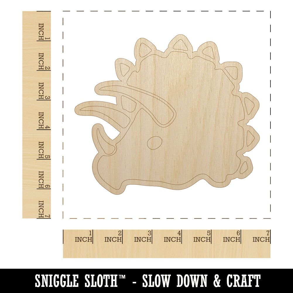 Sloth Face Unfinished Wood Shape Piece Cutout for DIY Craft Projects