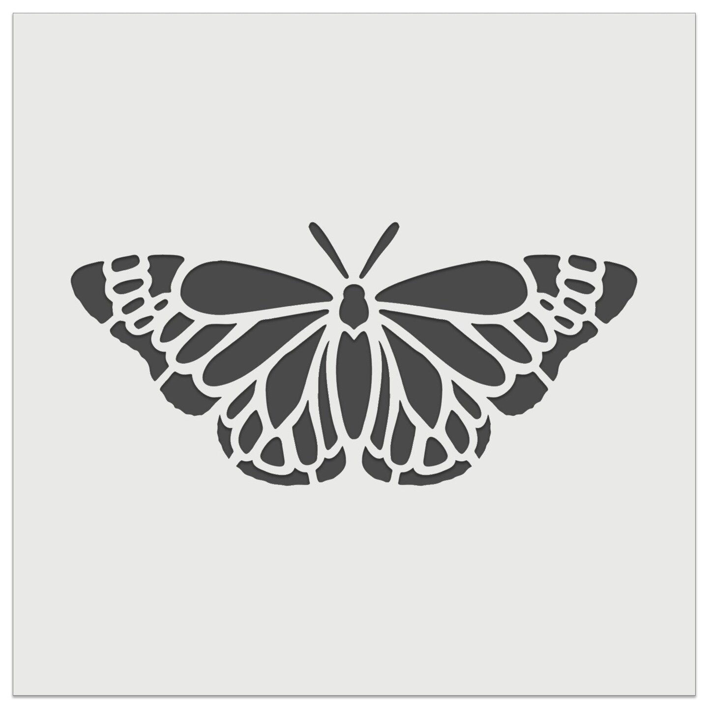 Delicate Detailed Butterfly Spring Summer Nature Monarch Wall Cookie DIY Craft Reusable Stencil