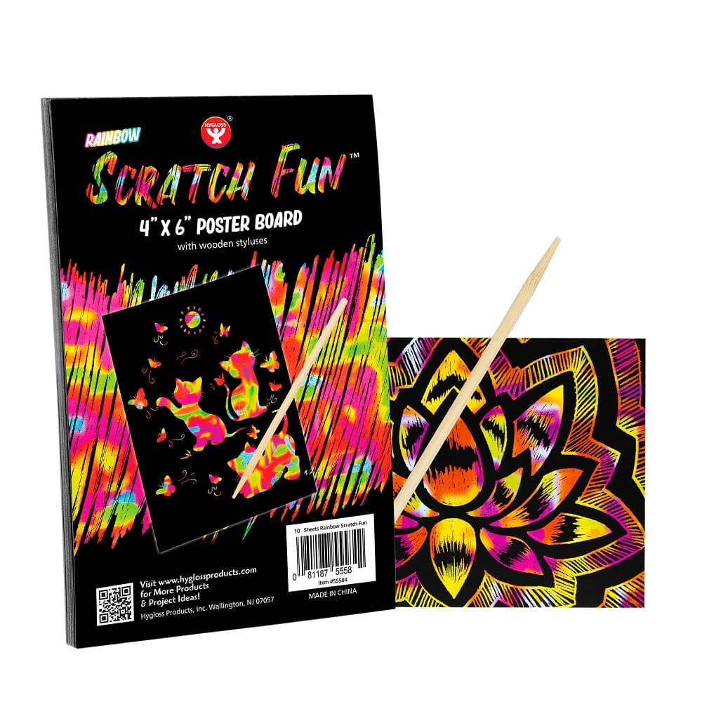 Rainbow Scratch Paper, Size: 4x6 (10 Pack) | Michaels