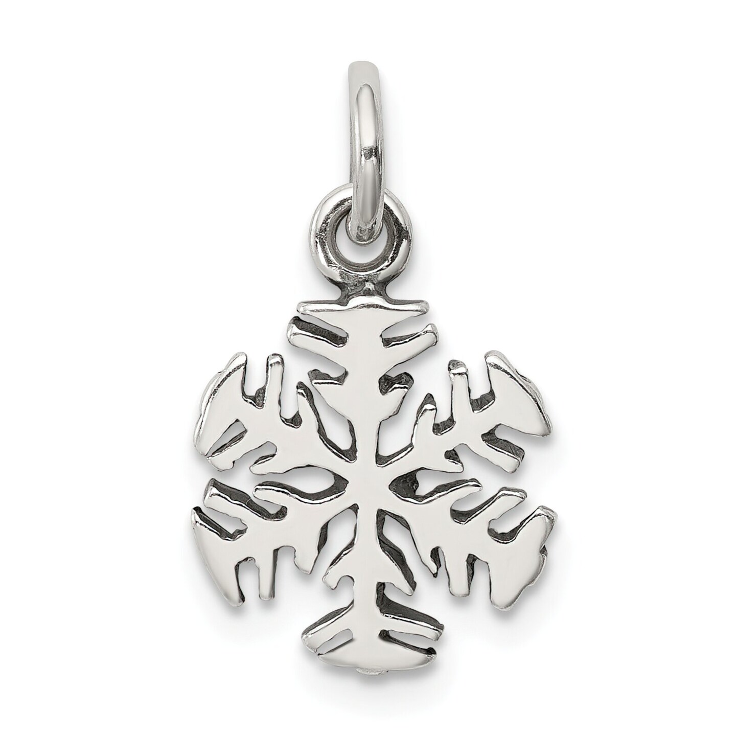 Snowflake Charm Sterling Silver
