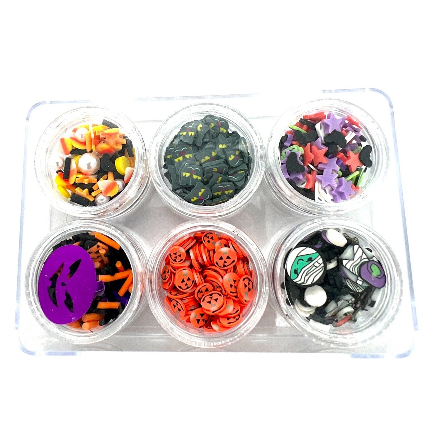 Trick Or Treat Combo Set of Polymer Clay Pieces for Epoxy and UV Resin Art