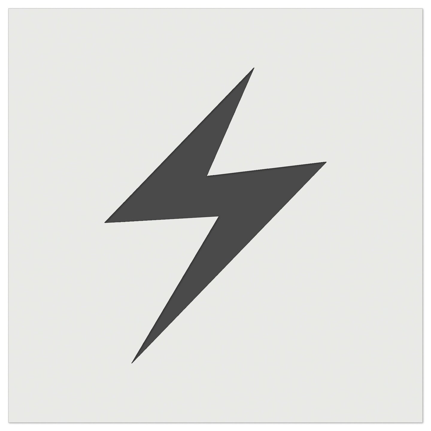 Lightning Bolt Thunderbolt Wall Cookie DIY Craft Reusable Stencil