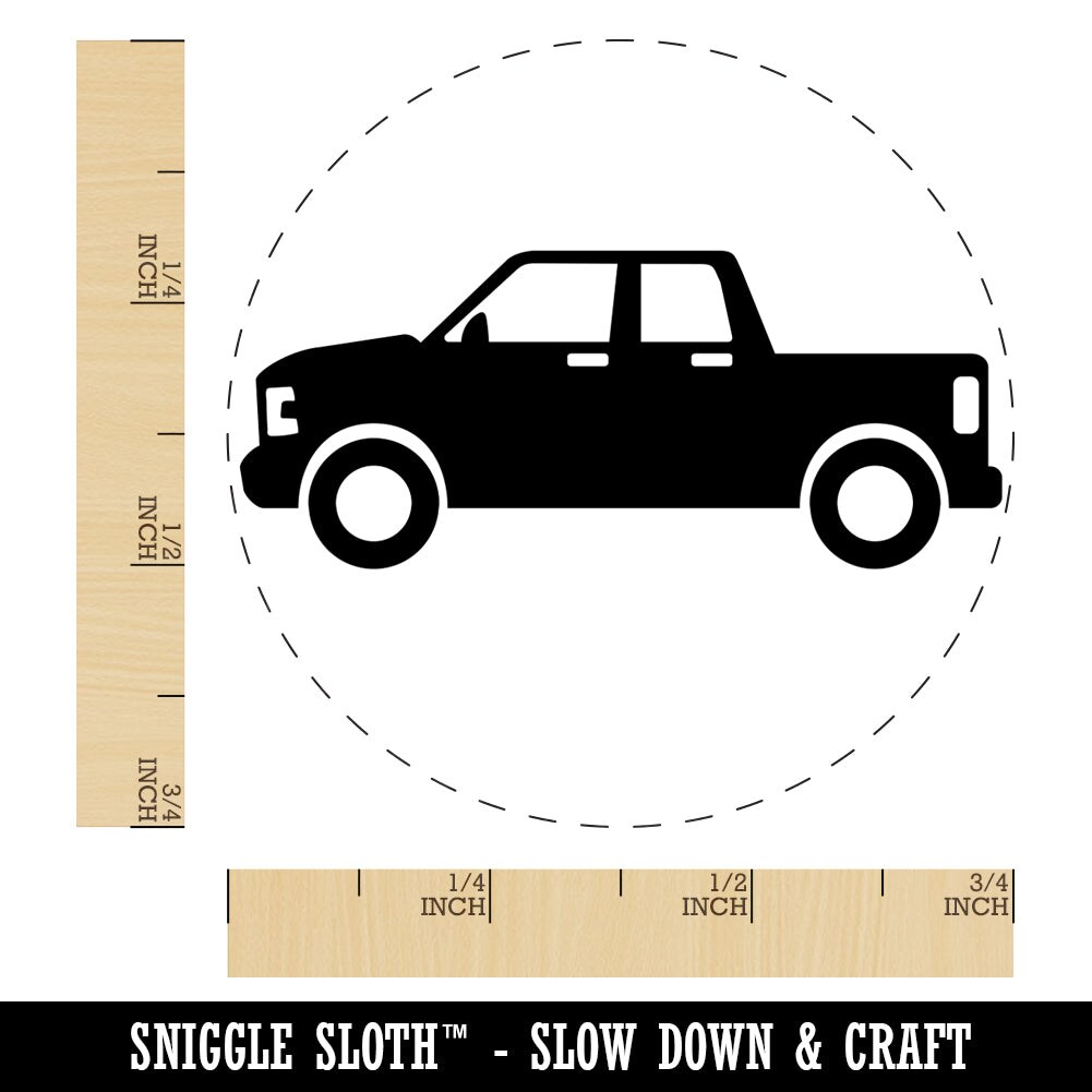 Pickup Truck Automobile Car Vehicle Self-Inking Rubber Stamp for Stamping Crafting Planners