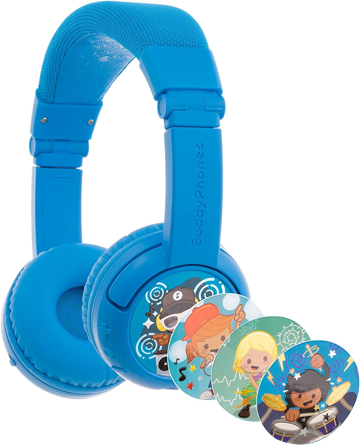 BuddyPhones Play Plus, Cool Blue