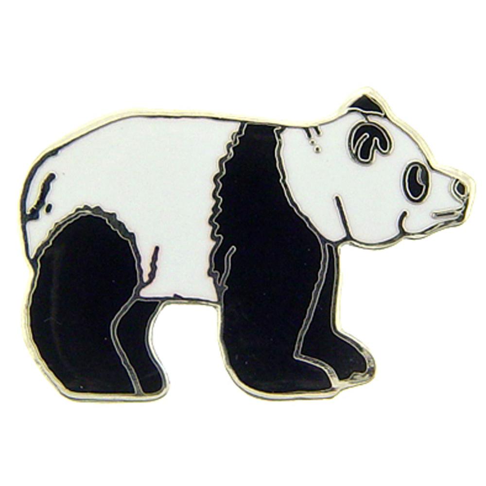 Panda Bear Pin 7/8&#x22;