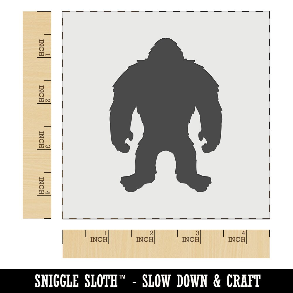 bigfoot silhouette pattern
