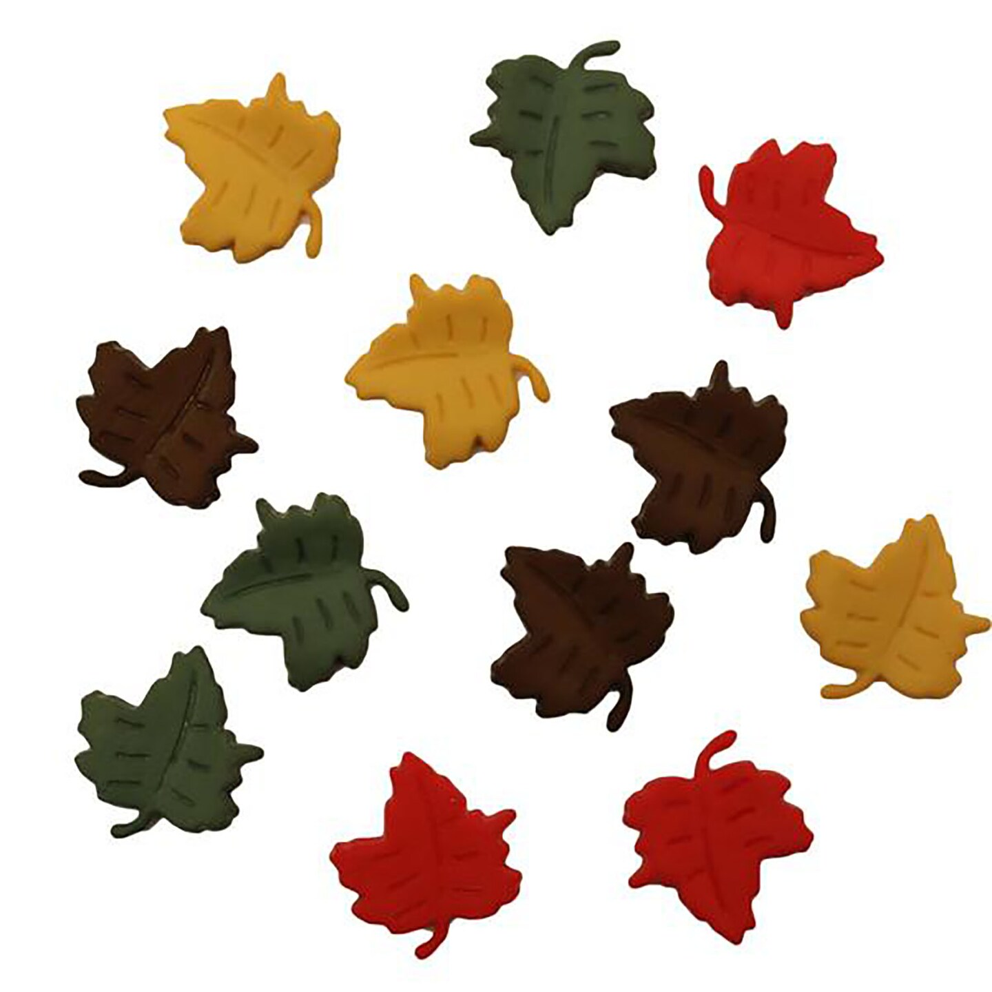 Buttons Galore and More Craft &#x26; Sewing Buttons - Falling Leaves - 36 Buttons
