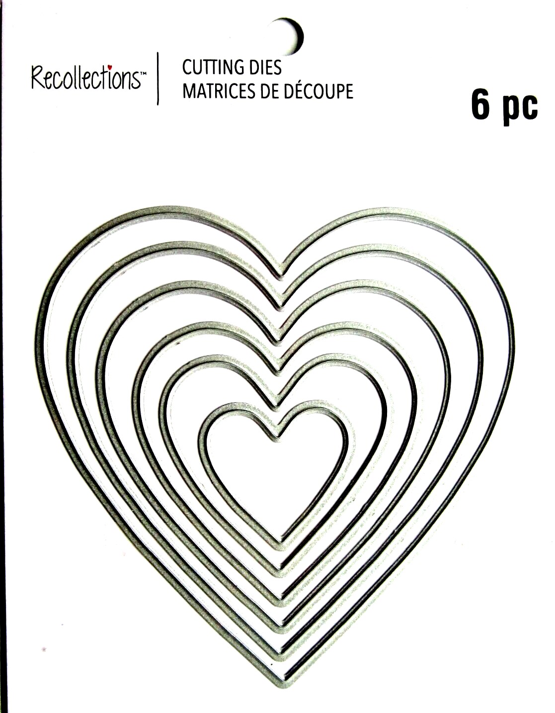 Recollections Nesting Heart Cutting Dies