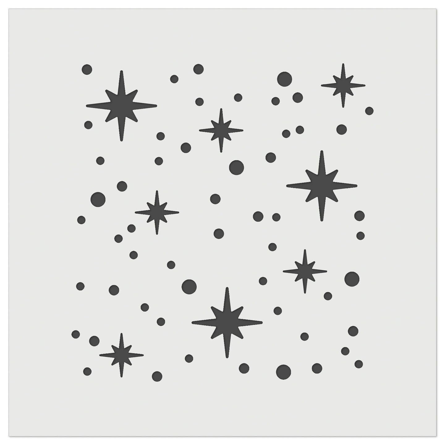 Shining Stars Outer Space Wall Cookie DIY Craft Reusable Stencil | Michaels