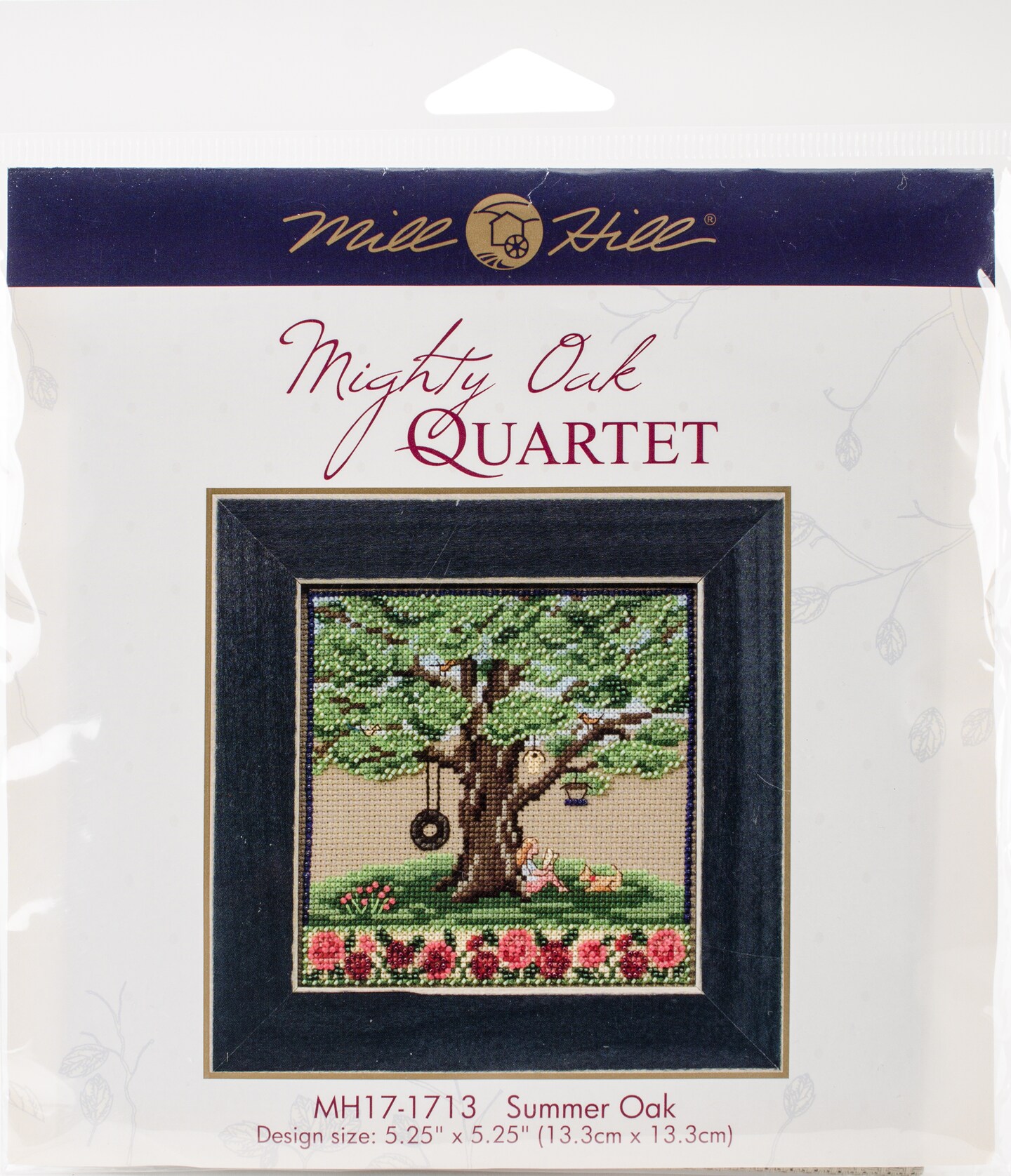 Mill Hill Counted Cross Stitch Kit 5.25&#x22;X5.25&#x22;-Summer Oak