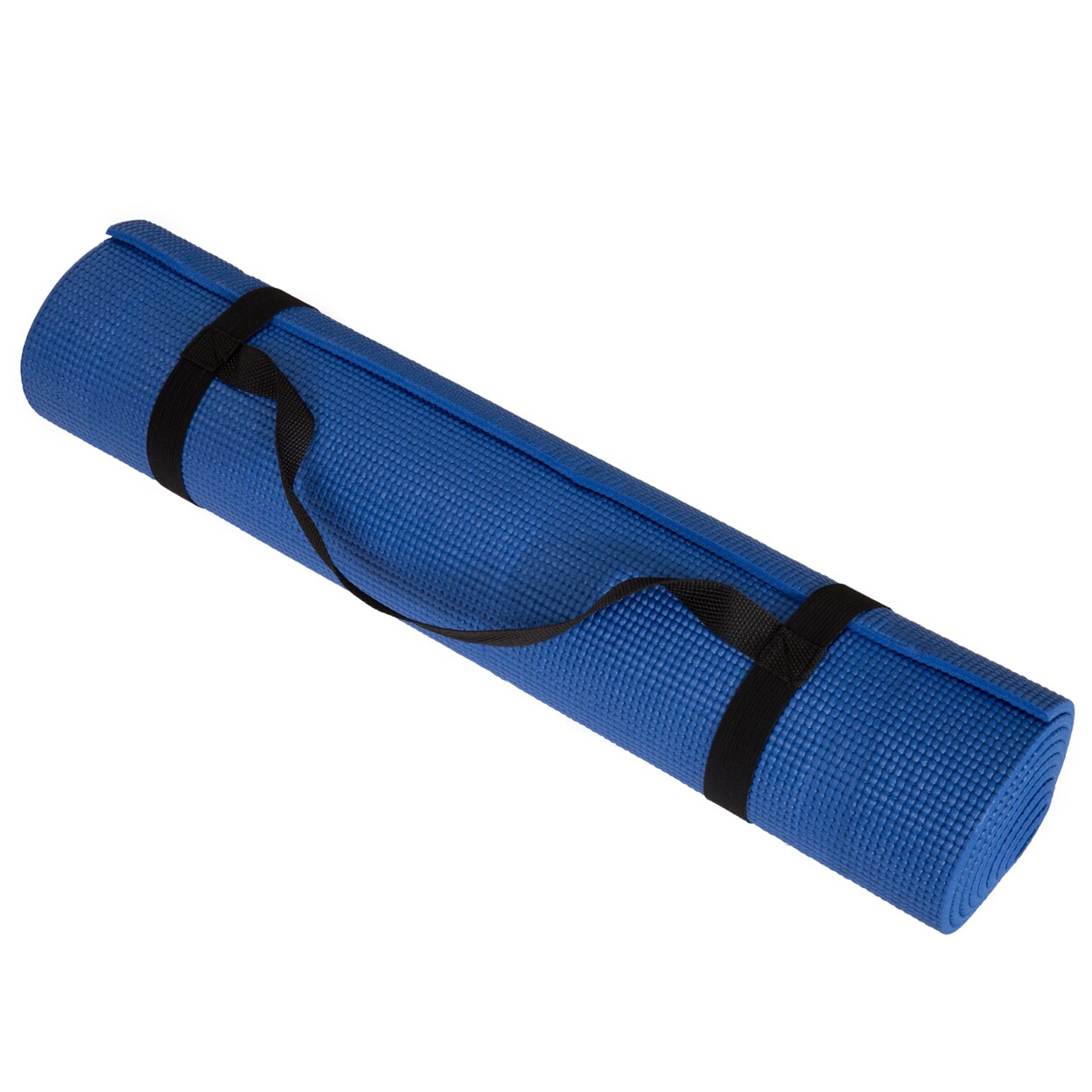 Wakeman   Fitness Double Sided Yoga Mat - 71&#x22; x 24&#x22; x 0.25&#x22; - Blue
