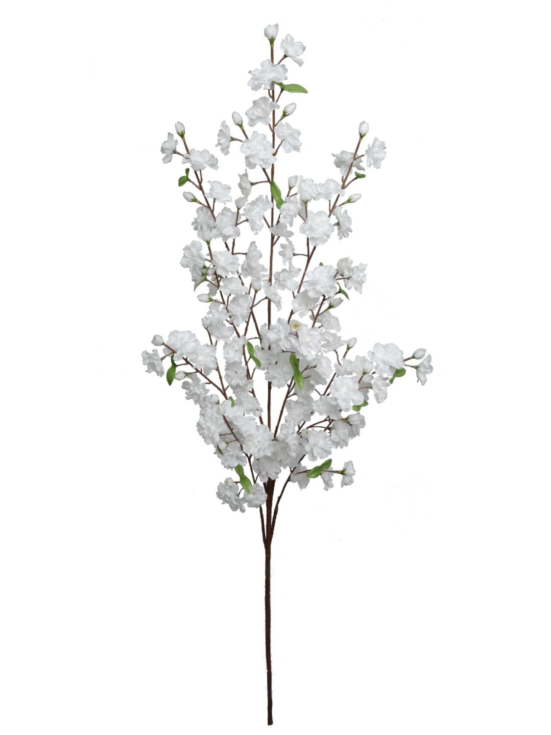 12-Pack: Massive White Cherry Blossom Stem with Silk Flowers by Floral Home&#xAE;
