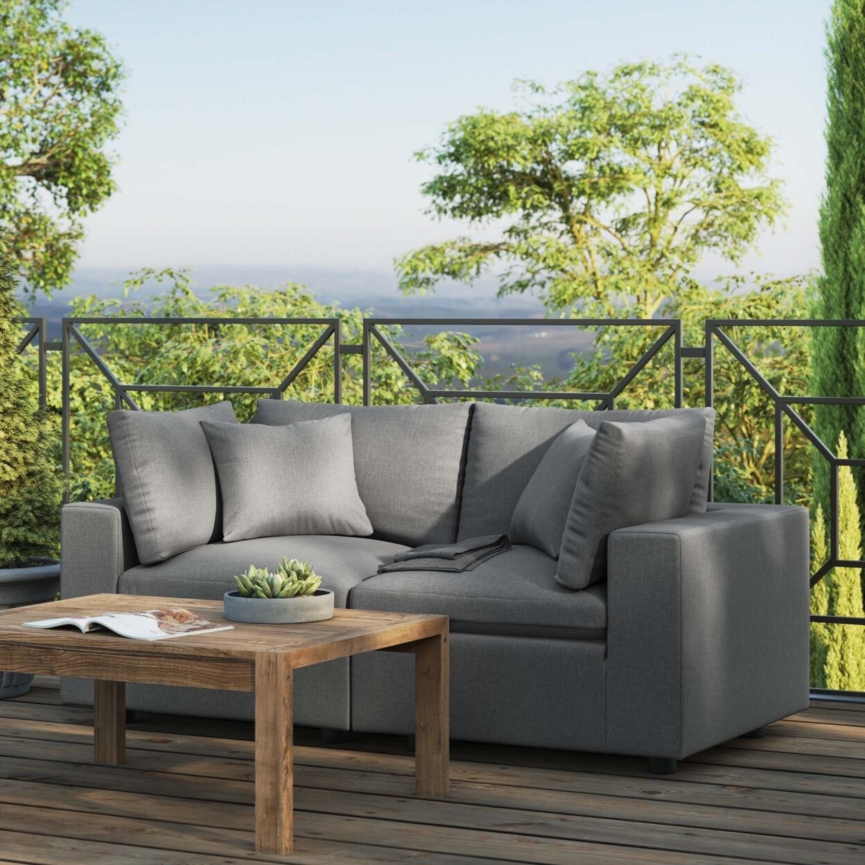 Modway Commix Overstuffed Outdoor Patio LoveseatEEI5576 Michaels