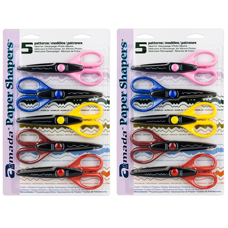 Paper Shapers® Decorative Scissors Set 2, 5 Per Set, 2 Sets | Michaels