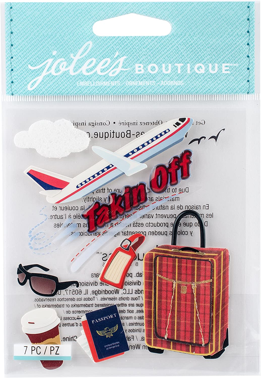 Jolee&#x27;s Boutique Taking Off Dimensional Stickers