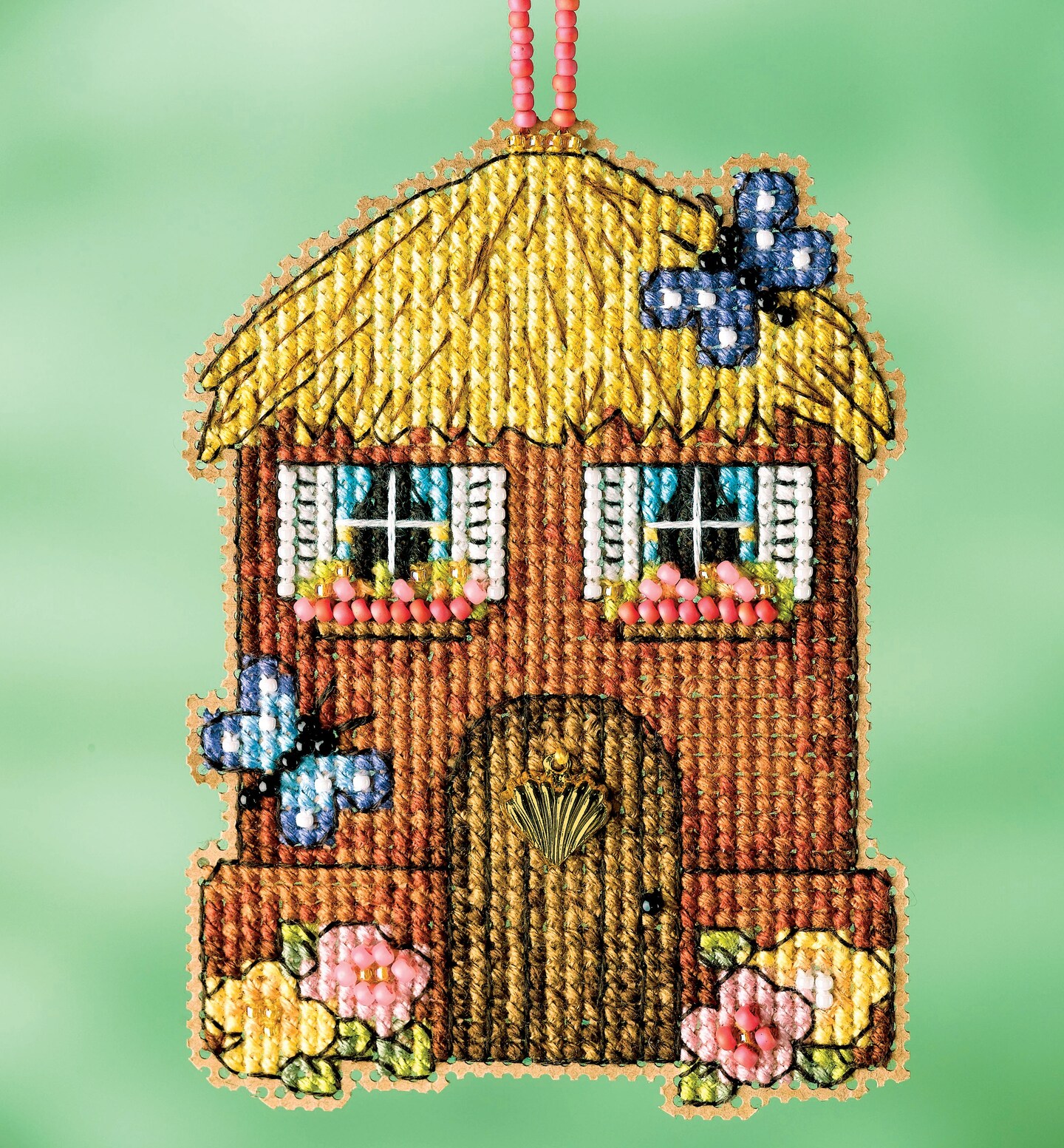 Mill Hill Counted Cross Stitch Ornament Kit 2.5X3.5-Straw House (14  Count)