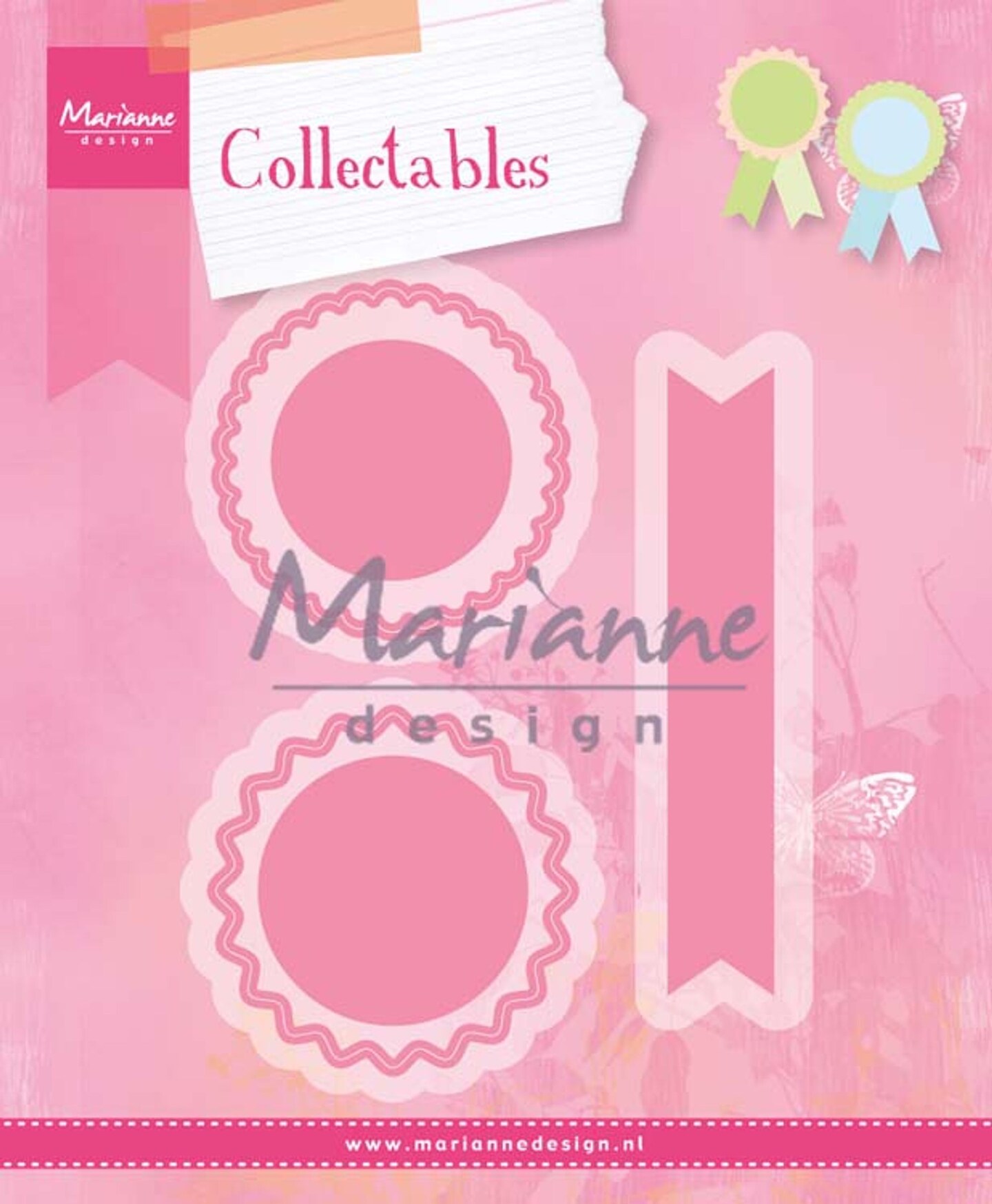 Marianne Design  Collectables Rosettes &#x26; Labels
