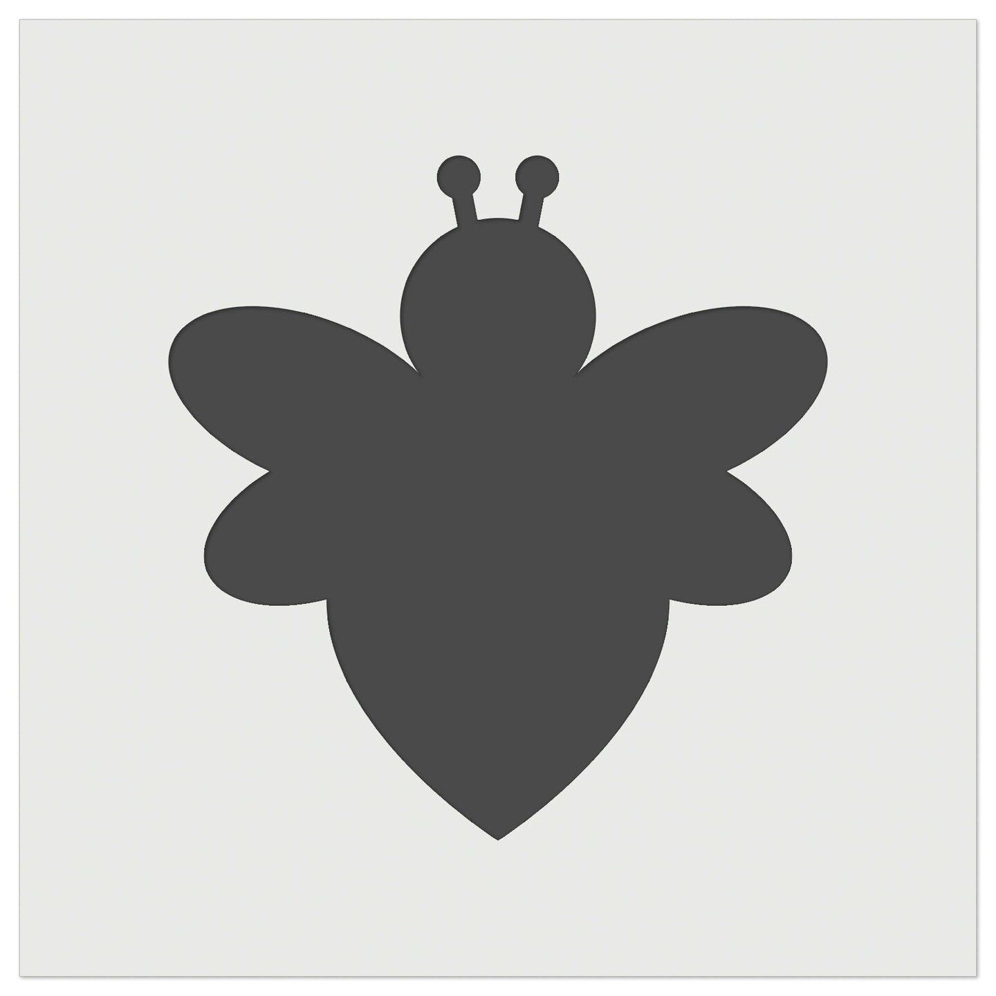 Cute Bumble Bee Solid Wall Cookie DIY Craft Reusable Stencil