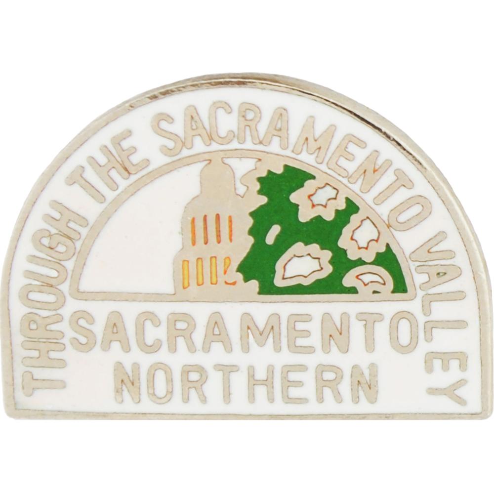 Sacramento Northern Railroad Pin 1" Michaels