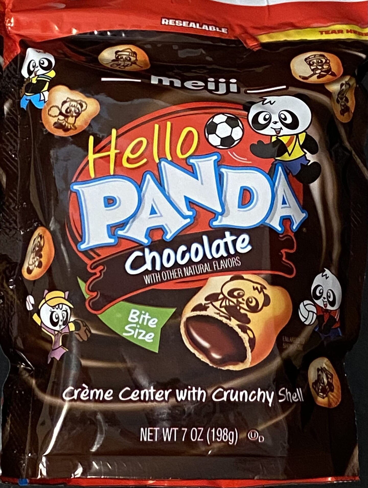 Hello Panda Biscuit, 7 Oz - Case of 6