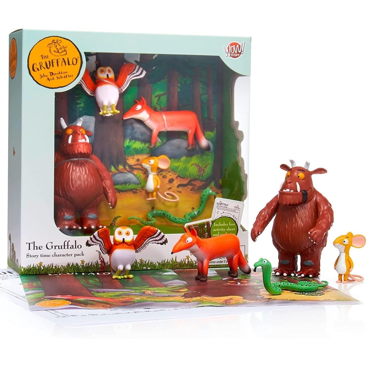 The Gruffalo Story Time Family Julia Donaldson Book Character Figure Set Wow Stuff