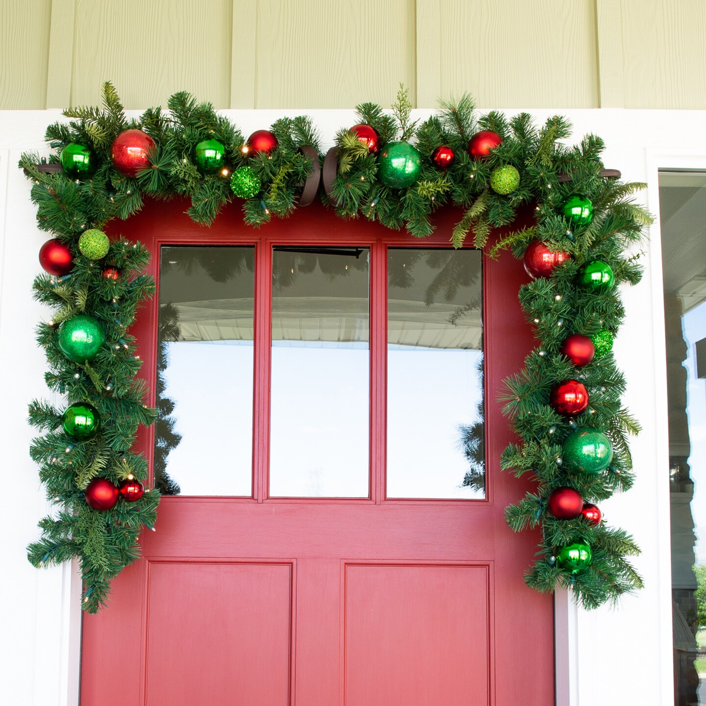 9 ft. Artificial Christmas Garland with Lights - Christmas Cheer