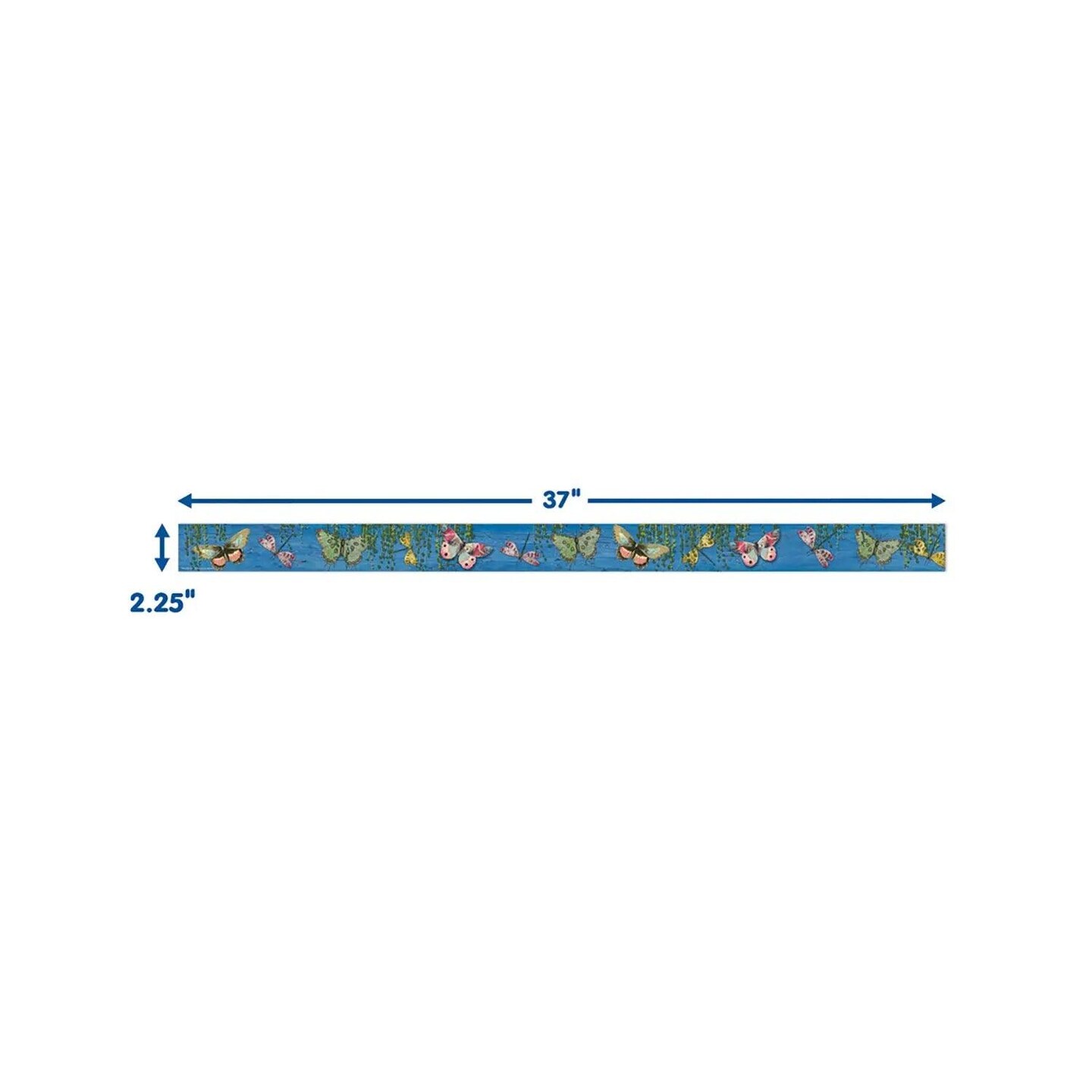 Curiosity Garden Butterfly Deco Trim&#xAE;, 37 Feet Per Pack, 6 Packs